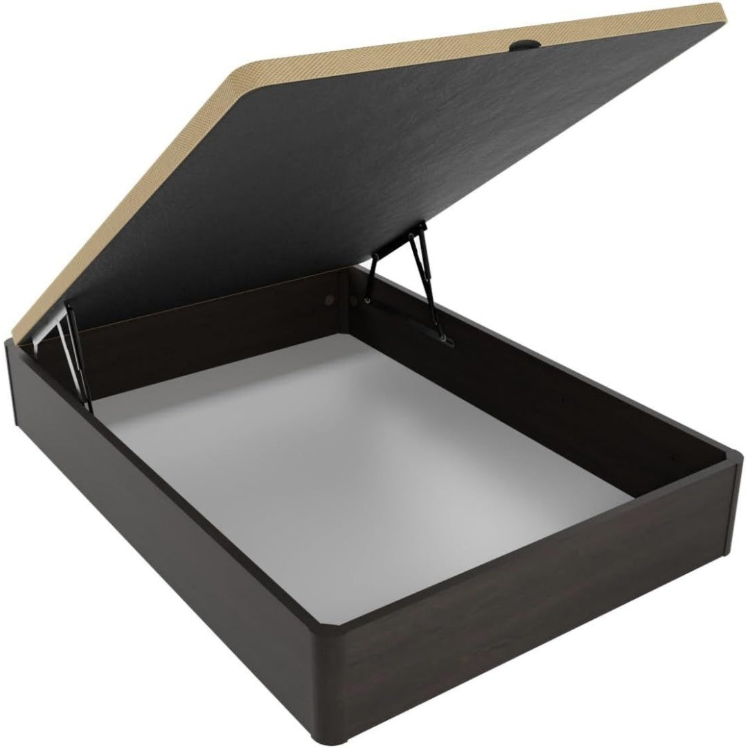 Un espace mieux organise grace a ce commode avec tiroirs, a l'aspect bois, finition bois naturel et vert