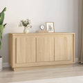 Le charme du rangement avec ce buffet a l'aspect bois, coloris chene et bois naturel