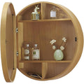 Une silhouette equilibree pour ce armoire avec portes, a l'aspect bois, teinte bois naturel