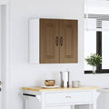 Une touche de caractere, buffet avec portes, a l'aspect bois dans un ton chene et marron