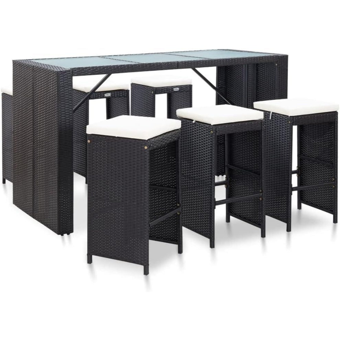 Le charme du rangement avec ce table avec elements vitres, coloris noir et vert