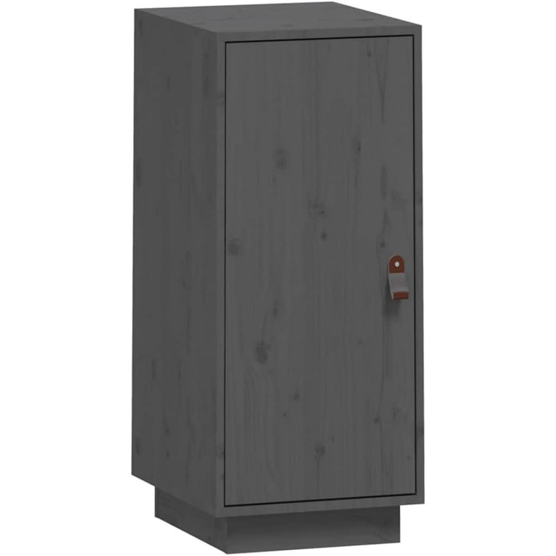 Le charme du rangement avec ce buffet avec portes, a l'aspect bois, coloris gris et naturel