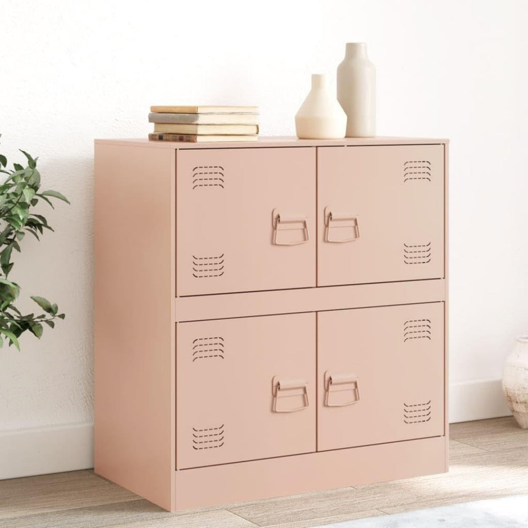 Une silhouette equilibree pour ce buffet avec portes, aux lignes contemporaines, teinte non determine