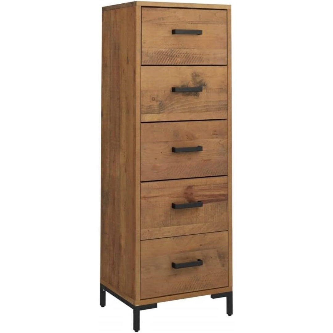 Pour un interieur harmonieux, commode a l'aspect bois en finition bois naturel